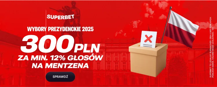baner Superbet na wynik Mentzena