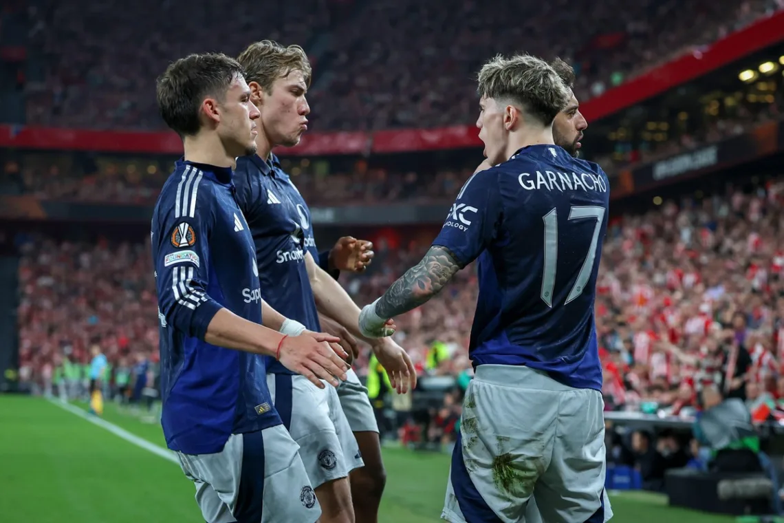 Manchester United radość vs Bilbao