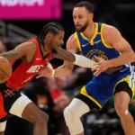 Jalen Green i Stephen Curry, NBA, 02.05.2025