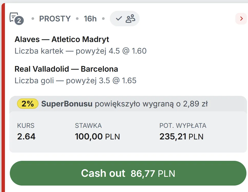 propozycja kuponu Superbet
