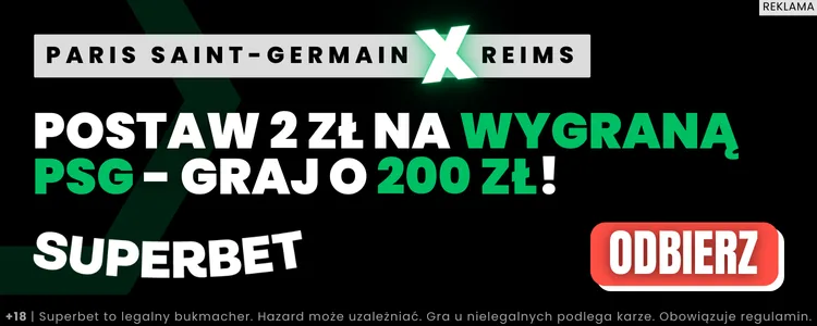 PSG - Reims promocja Superbet 24.05.2025