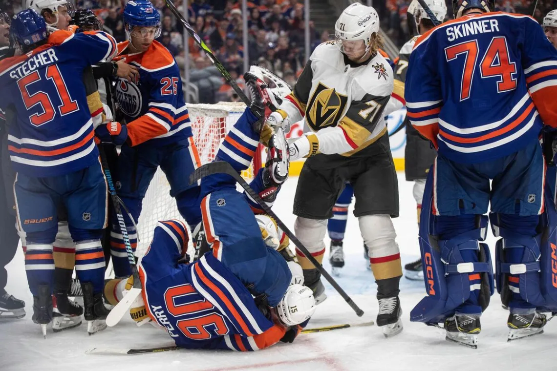 Gracze Oilers i Golden Knights