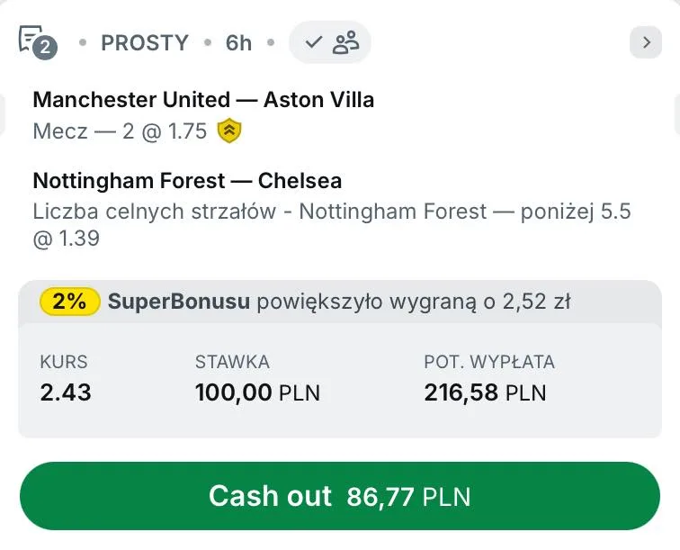 kupon na Premier League 25.05