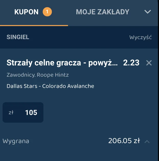 KUPON NHL