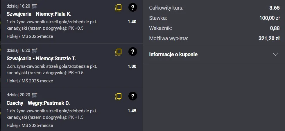 Fortuna kanadyjka 15.05.