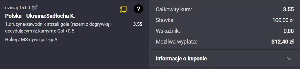 01.05. Fortuna hokej Sadlocha