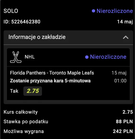 KUPON NHL
