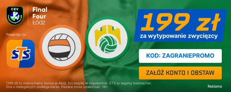Baner STS 199 zł za typ na zwycięstwo w Final Four