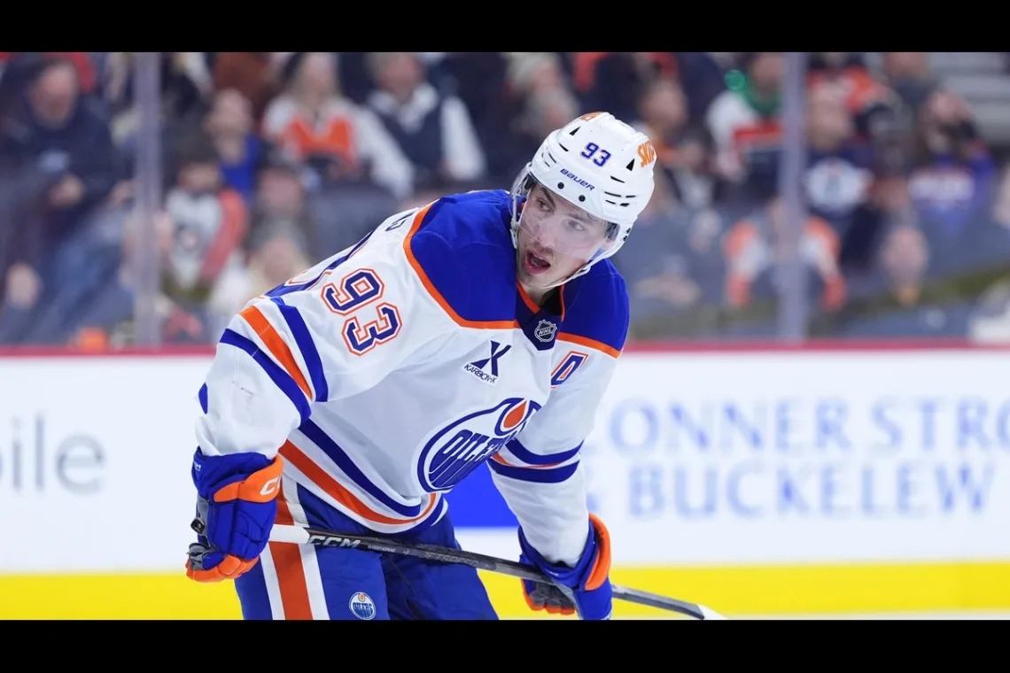 Ryan-Nugent-Hopkins-napastnik-Edmonton-Oilers-w-NHL-foto-Associated Press / Alamy Stock Photo