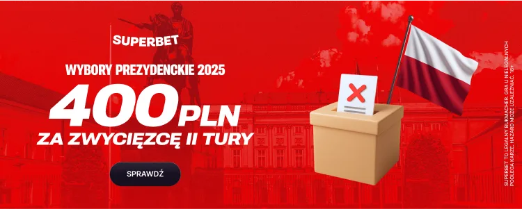 baner Superbet na wybory 2025 