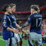 Manchester United radość vs Bilbao