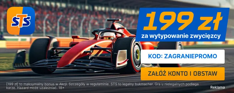200 zł od STS za typ na zwycięzcę w GP Miami