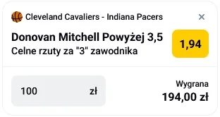 Kupon NBA w Betclic w dniu 06.05.2025