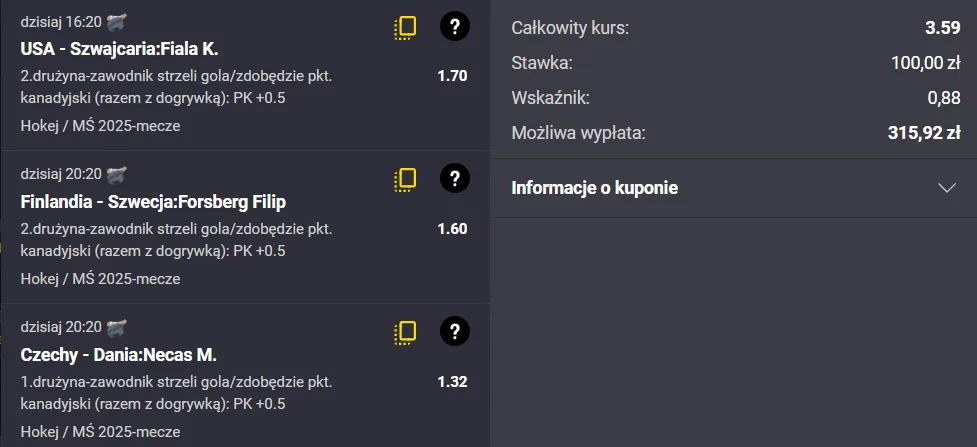 12.05. kanadyjka Fortuna
