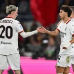 Piłkarze Milanu vs Roma