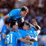 Piłkarze Napoli radość vs Lecce