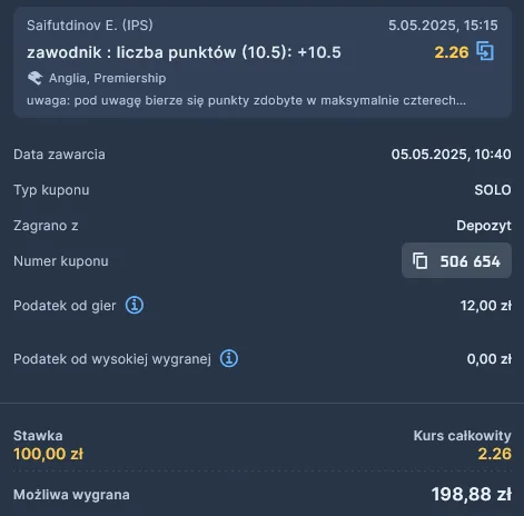 kupon sts