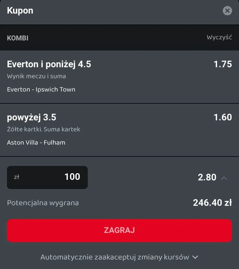 kupon na Premier League 03.05