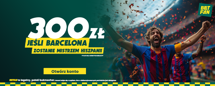 Betfan baner na mistrzostwo FC Barcelony