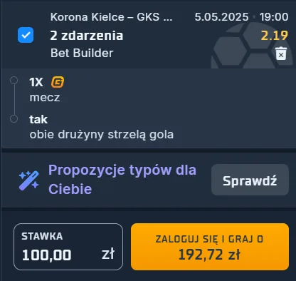 kupon sts ekstraklasa