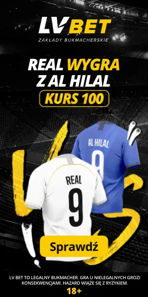 Promocja LVBET na mecz Real Madryt - Al Hilal