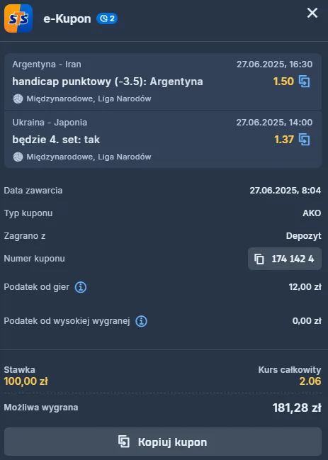 STS-double-kupon-Ukraina-Japonia-Argentyna-Iran