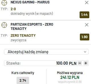 Zdjęcie na kupon esport 18.06.2025