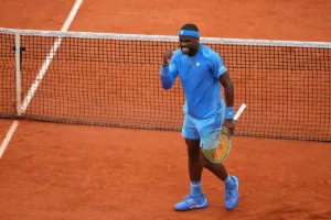Frances Tiafoe po zdobytym punkcie
