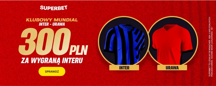 baner na Inter - Urawa od Superbet