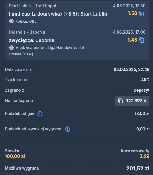 kupon sts