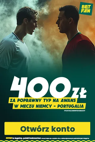Promocja Betfan na mecz Niemcy - Portugalia
