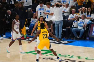 Tyrese Haliburton i Aaron Nesmith, NBA, 08.06.2025