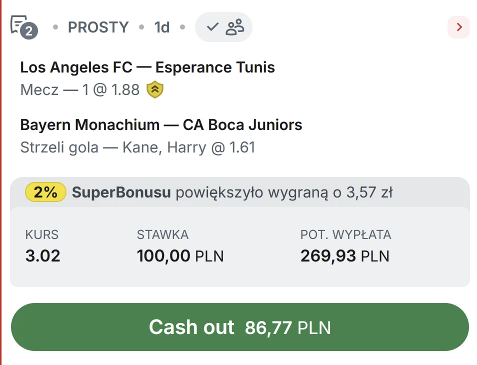 propozycja kuponu Superbet