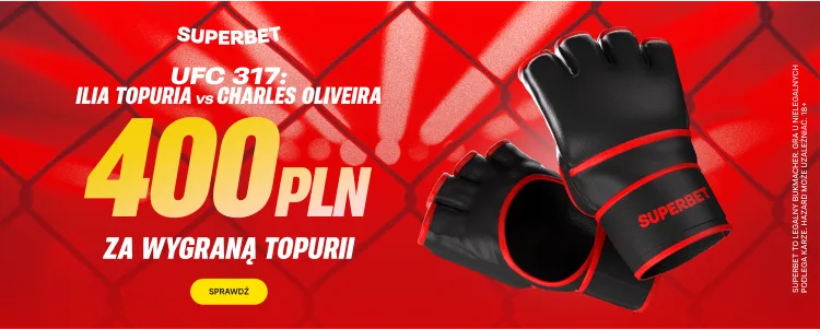 Superbet baner na zwycięstwo Topurii