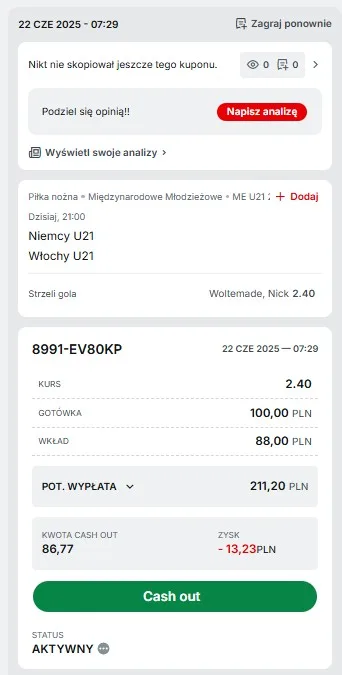 Kupon EURO U21