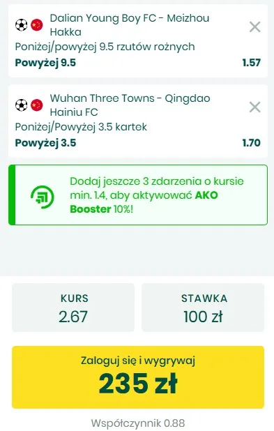 Kupon Chiny BETFAN