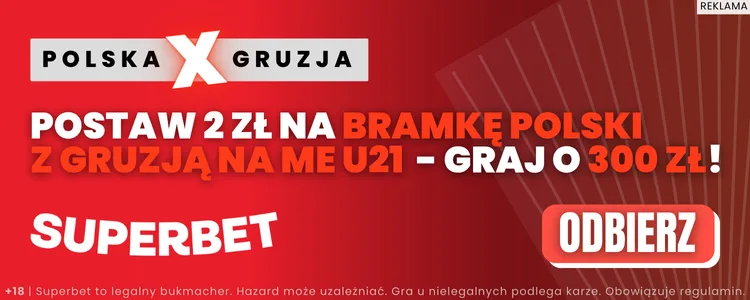 baner na Polska U21 - Gruzja U21