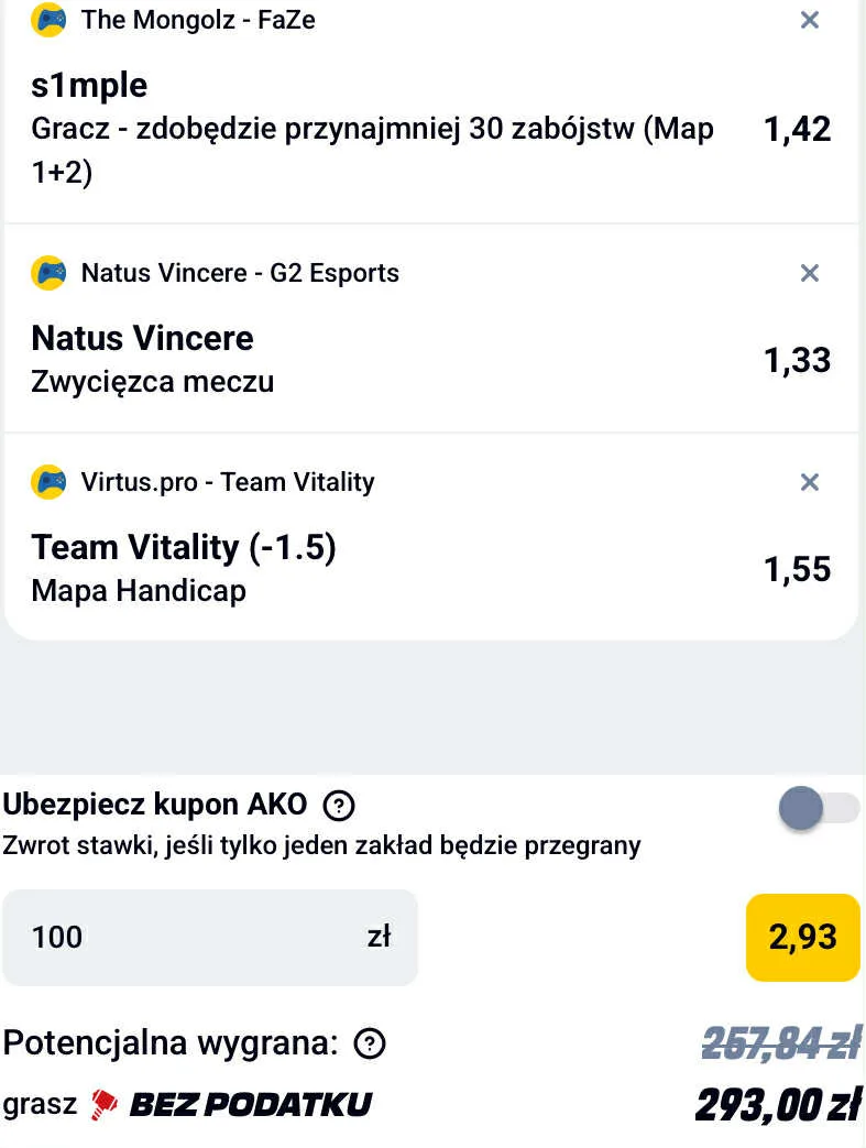 Zdjęcie na kupon esport 14.06.2025