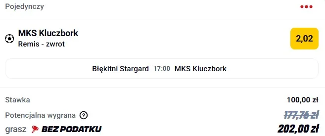 kupon betclic 2 liga