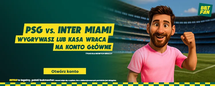 baner Betfan na PSG - Inter Miami