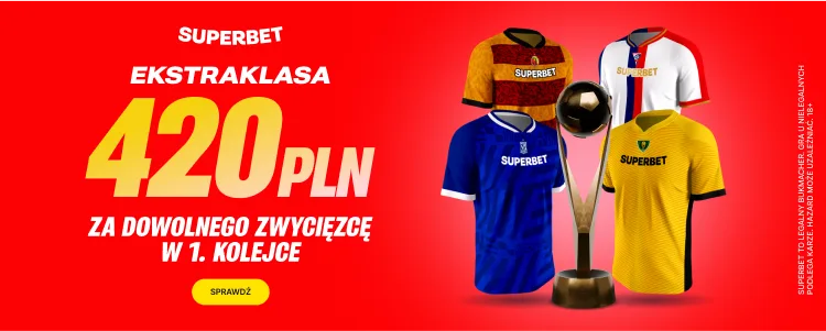 Start Ekstraklasy baner Superbet