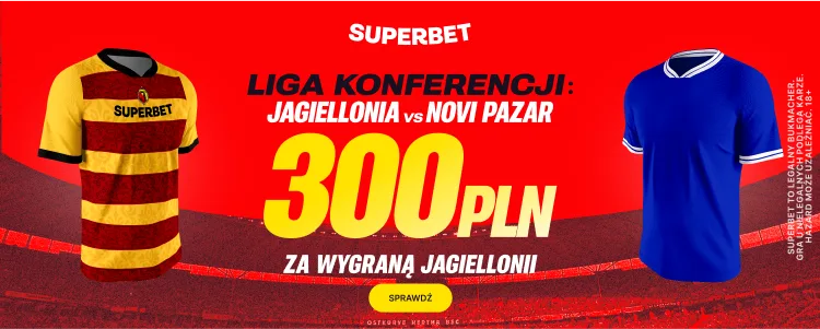 Jagiellonia - Novi Pazar promocja Superbet