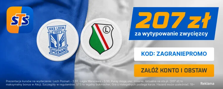Lech - Legia baner STS