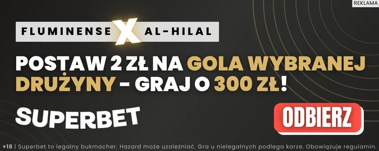 Superbet baner na Fluminense - Al-Hilal