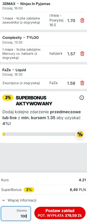 Zdjęcie na kupon esport 24.07.2025