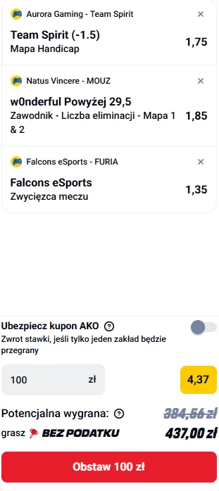 Zdjęcie na kupon esport 28.07.2025