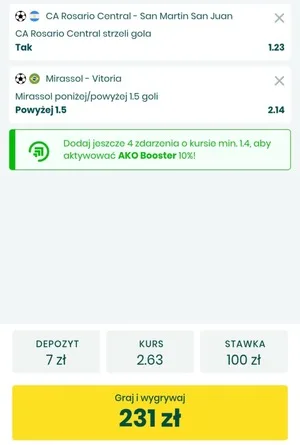 Kupon Betfan Zagranie