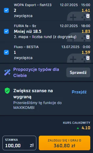 Zdjęcie na kupon esport 12.07.2025