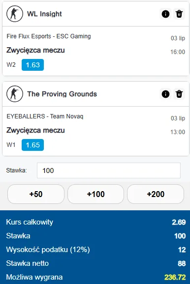 Zdjęcie na kupon esport 3.07.2025