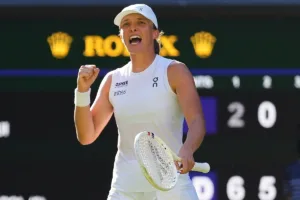 Iga Świątek po awansie do finału Wimbledonu